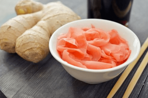Marinated ginger